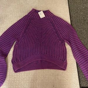 Free people sweater, size small, brand new with tags